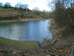 Nant-y-draenog reservoir, Cwmfelinfach, April 2008